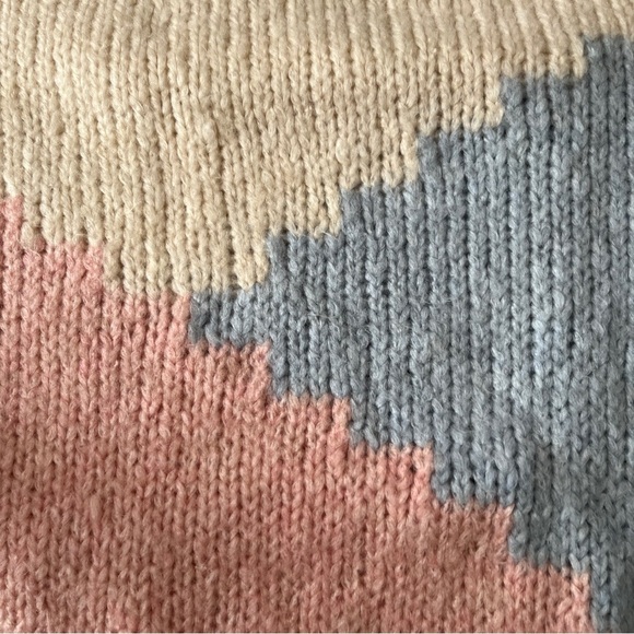 Mango Multi-Colored Knit Sweater - Picture 3 of 7